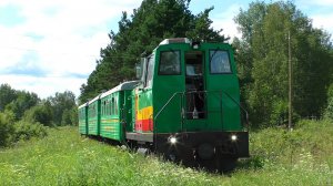 АУЖД. ТУ7А-3367 с туристическим поездом Синячиха — Алапаевск-2 с приветливым машинистом