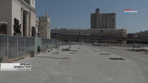 В Волгограде завершают обустройство парковки недалеко от ЖД вокзала