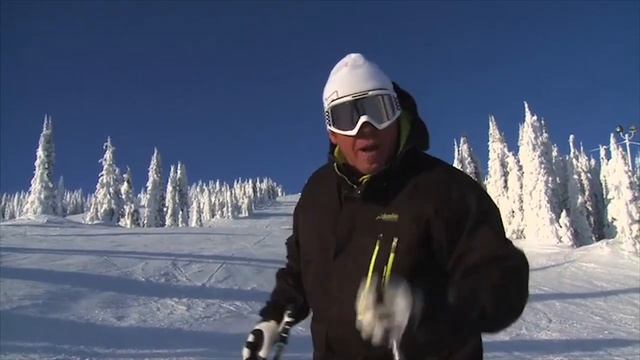 Как давить на носок лыжи