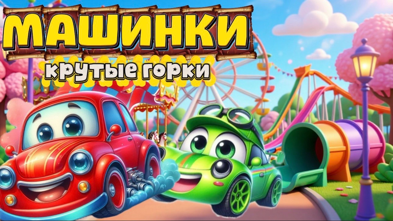 Машинки Машинки Машинки и горки , мультики для детей