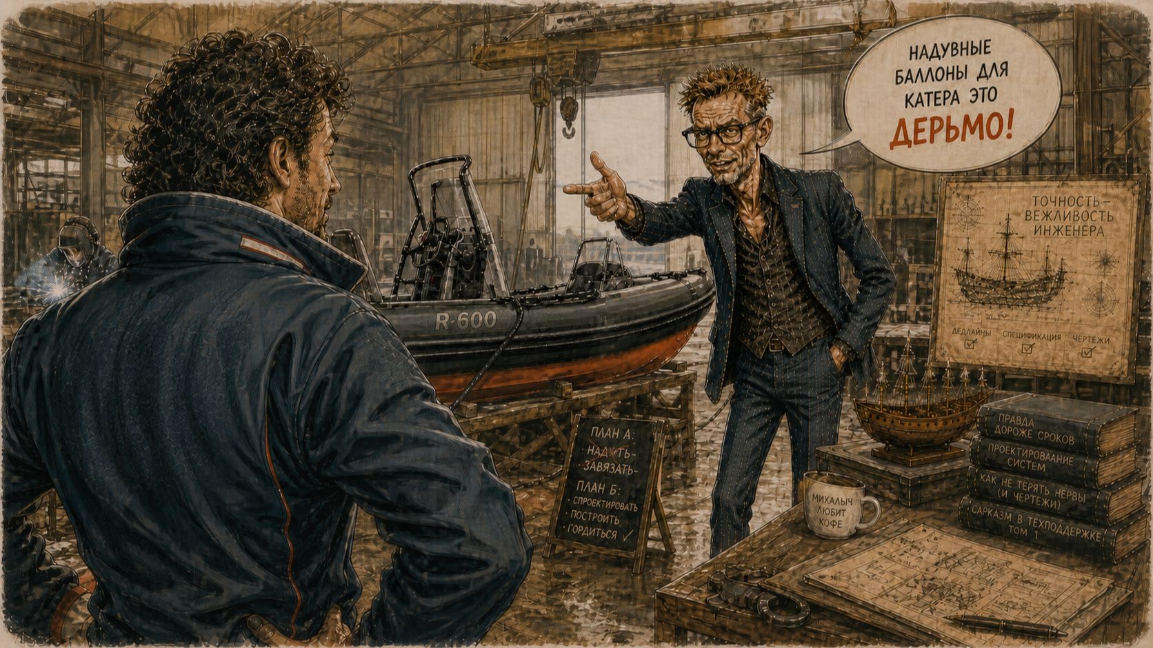Верфь. Кадры к фильму по книге 