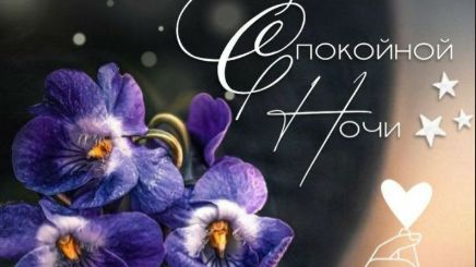 Спокойной ночи! Красивая открытка с пожеланиями приятных снов и доброй ночи 🌙 смотреть онлайн