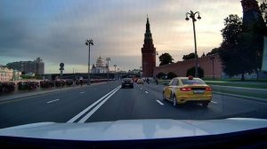 От Лубянки, до Арбата. По Центру Москвы на Машине. Субботний Вечер.