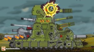 КВ-44-М2 ： ЗАЛП ИЗ ВСЕХ ОРУДИЙ - Мультики про танки