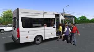Поездка на GAZelle Next A65R33 по маршруту №1 по карте Мичурино 2.8