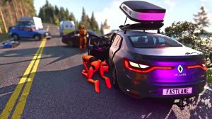 🔥 Безумные Обгоны и Жёсткие Аварии в BeamNG Drive 🔥 #2