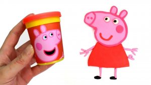Как слепить Свинку Пеппу из пластилина Play-Doh