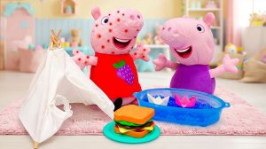 Пеппа и Джордж идут в поход с друзьями и делают капсулу времени 🐷🎒 | Для детей