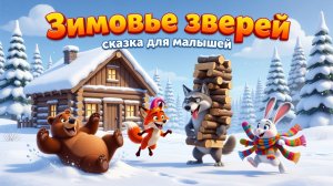 🐂🏠❄️👶✨ «Зимовье зверей» для малышей — русская народная сказка | Аудиосказка для детей