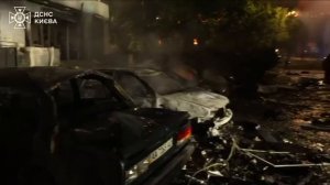 ДСНС Киева публикует тревожное видео. 40 ракет по Киеву.