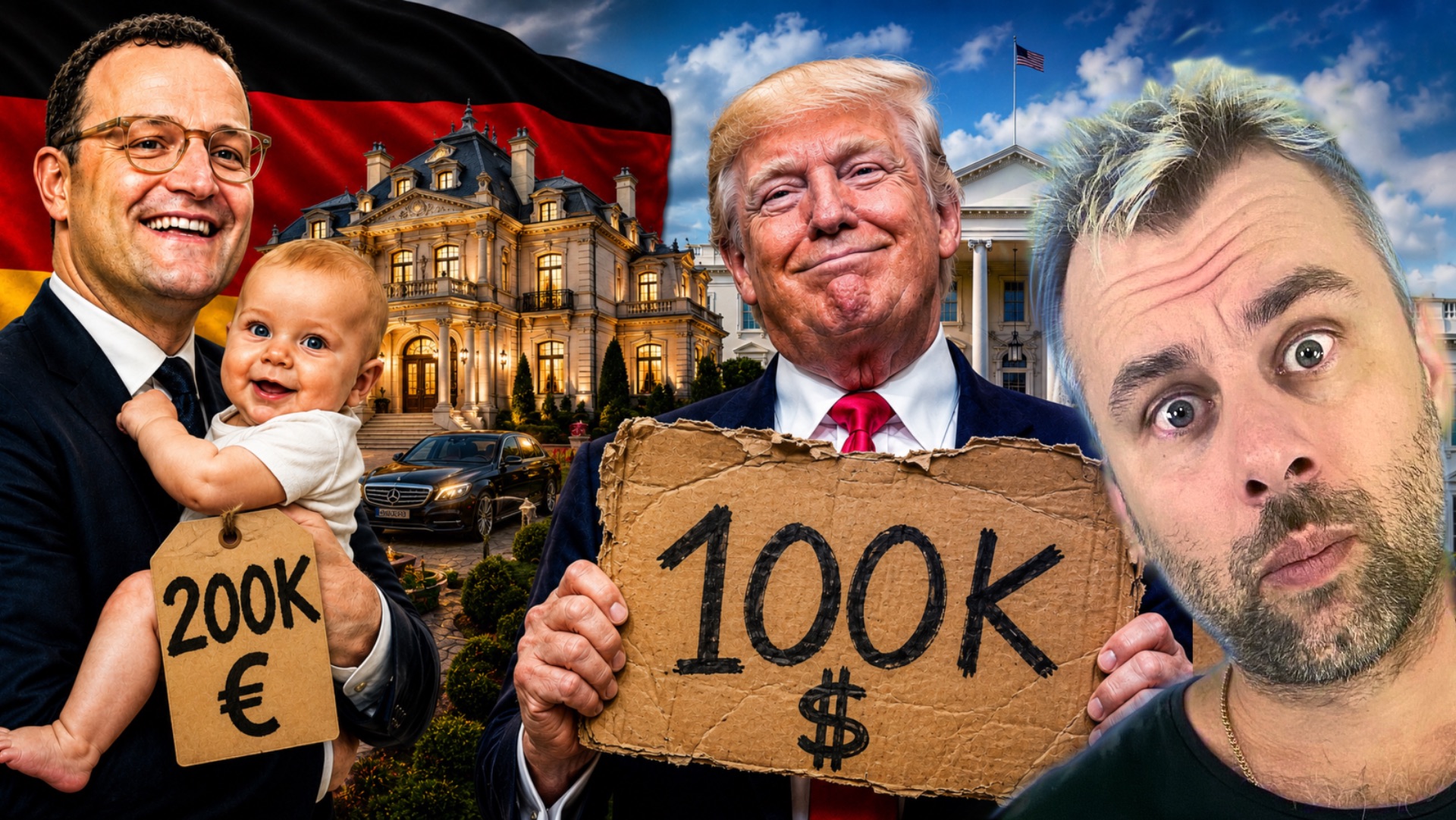 ГЕРМАНИЯ ВСЁ? Министр КУПИЛ СЕМЬЮ за 200 000€, а Трамп продает себя за $100 000 смотреть онлайн