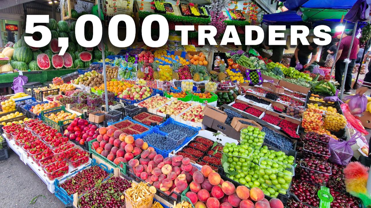 I went to Russia's Largest Fruit Market: Food City Moscow