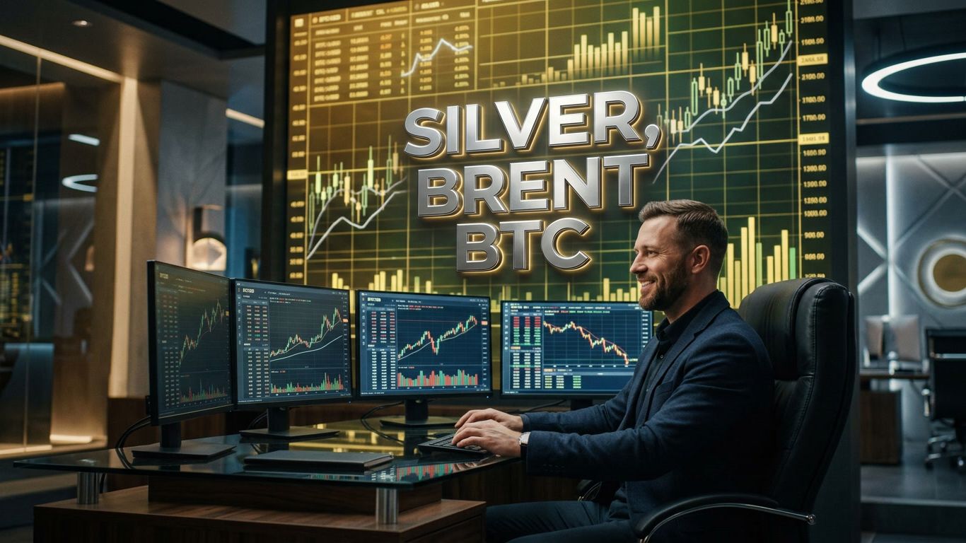 Обзор рынка 13.07.2026 | SILVER, BRENT, BTC смотреть онлайн