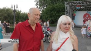 Волгоградцы пустились в пляс у фонтана «Искусство»