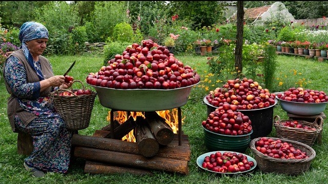Готовим Из Свежих Нектаринов | Варенье, Сок и Деревенский Пирог 🍑🍀
