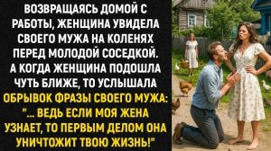 Истории из жизни/Жена увидела своего мужа на коленях перед соседкой/Аудиорассказы жизненные