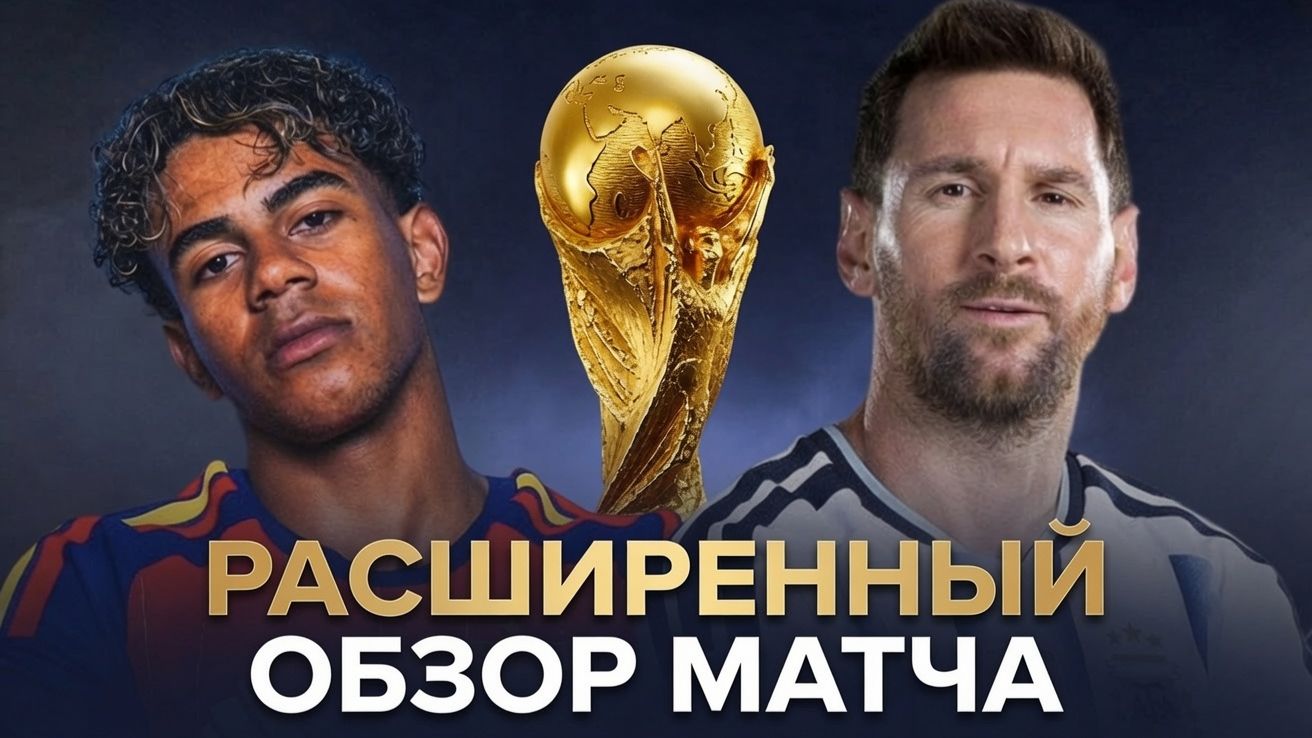Испания – Аргентина. Обзор матча ЧМ 2026 [Расширенная версия] смотреть онлайн