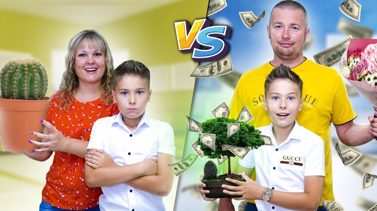Богатый ПАПА VS Бедная МАМА Типы родителей на 1 Сентября Вайны Фаст Сергей смотреть онлайн