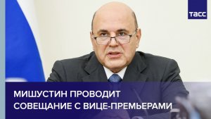 Мишустин проводит совещание с вице-премьерами