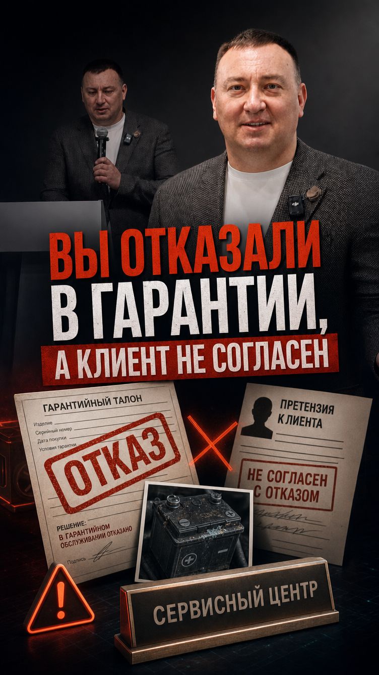 Вы отказали в гарантии, а клиент не согласен