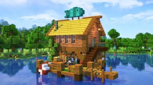 МАЙНКРАФТ Как построить рыбацкий домик - Minecraft новые видео