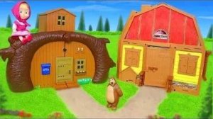 Игрушки Маша и Медведь оживают Яркие мультики для малышей смотреть