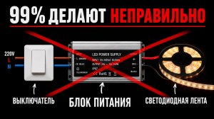 Пример щита с блоками питания когда на каждую зону освещения стоит свой блок питания