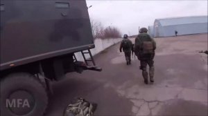 ВДВ. Высадка десанта в аэропорту Гостомель. Реальная съемка. Украина.