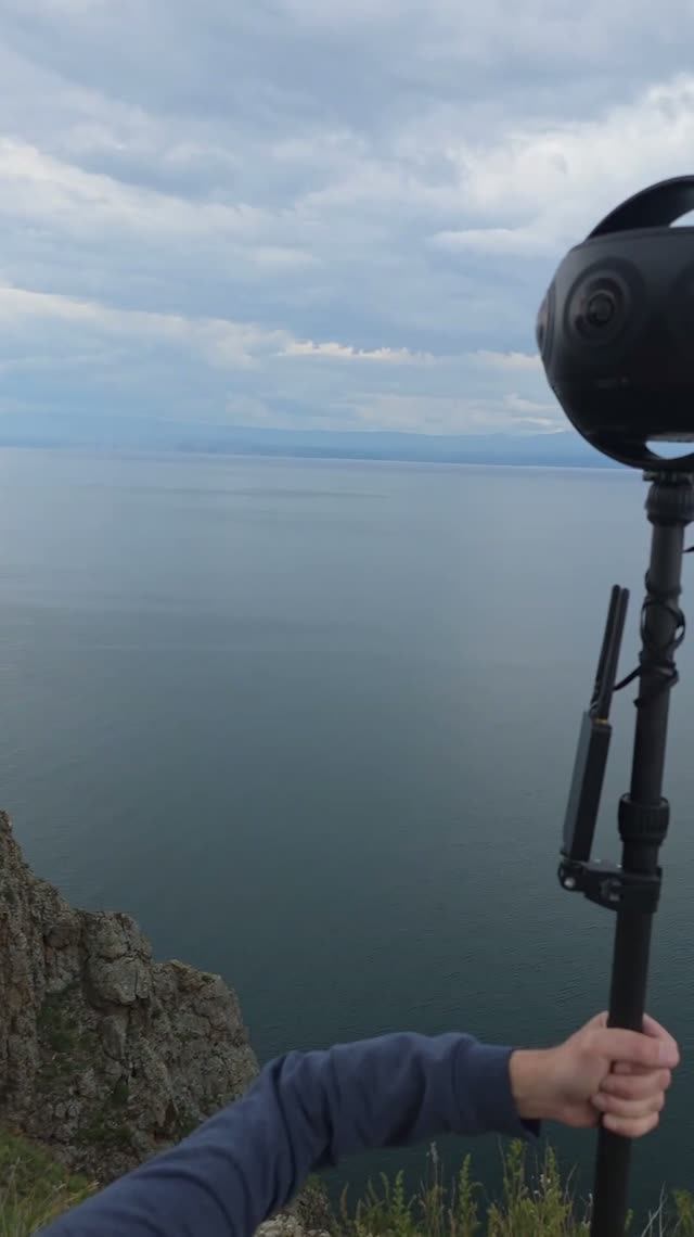📽 Наш съемочный день VR360 на Байкале, остров Ольхон