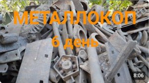 МЕТАЛЛОКОП/ДЕНЬ 6/СКОЛЬКО ЖЕЛЕЗА МОЖНО НАКОПАТЬ ЗА 10 ДНЕЙ МД4030/ОТЛИЧНОЕ ЖЕЛЕЗО СССР/АРХИВ