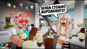 ROBLOX ЧТООО???В меня ВЛЮБИЛСЯ Продавец МОРОЖЕННОГО в БРУКХЕВЕНЕ!!! 🫣