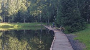 Утренний обзор с нижнего водоёма. Клёвое место, лосиный остров.