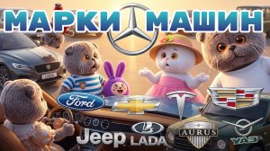 МАРКИ МАШИН С БАСИКАМИ! 🚗