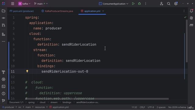 16. Transition to Spring Cloud Streams with Apache Kafka - Producer End смотреть онлайн