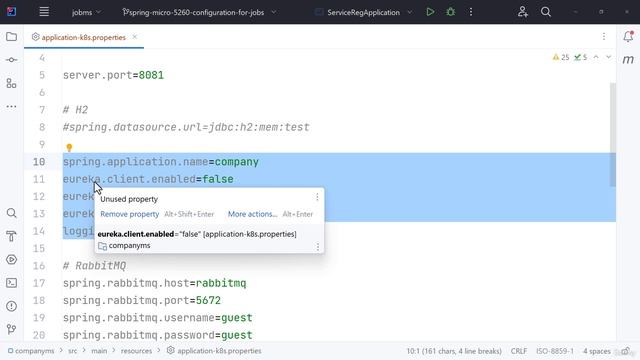 4. Setting up k8s properties for company microservice смотреть онлайн
