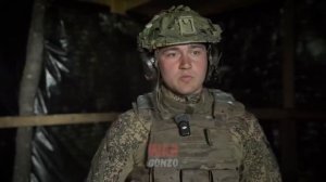 Перед выходом на огневой рубеж боец выполняет серию силовых упражнений
