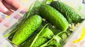 🥒 ВСЕ СПРАШИВАЮТ ЭТОТ РЕЦЕПТ! ХРУСТЯЩИЕ МАЛОСОЛЬНЫЕ ОГУРЦЫ😍