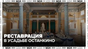 В усадьбе Останкино началась реставрация дворца-театра