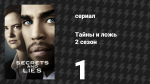 Тайны и ложь 2 сезон 1 серия «Падение» (сериал, 2016)