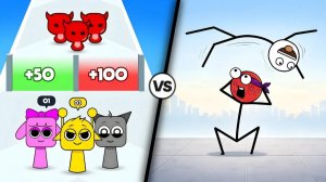 DJ MUSIC RUN ПРОТИВ FLIP JUMP! МАКС ВСЕ УРОВНИ ГЕЙМПЛЕЙ - ANDROID IOS
