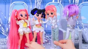 K-Pop Охотницы в золотом и серебряном самолёте! 10 DIY поделок для кукол