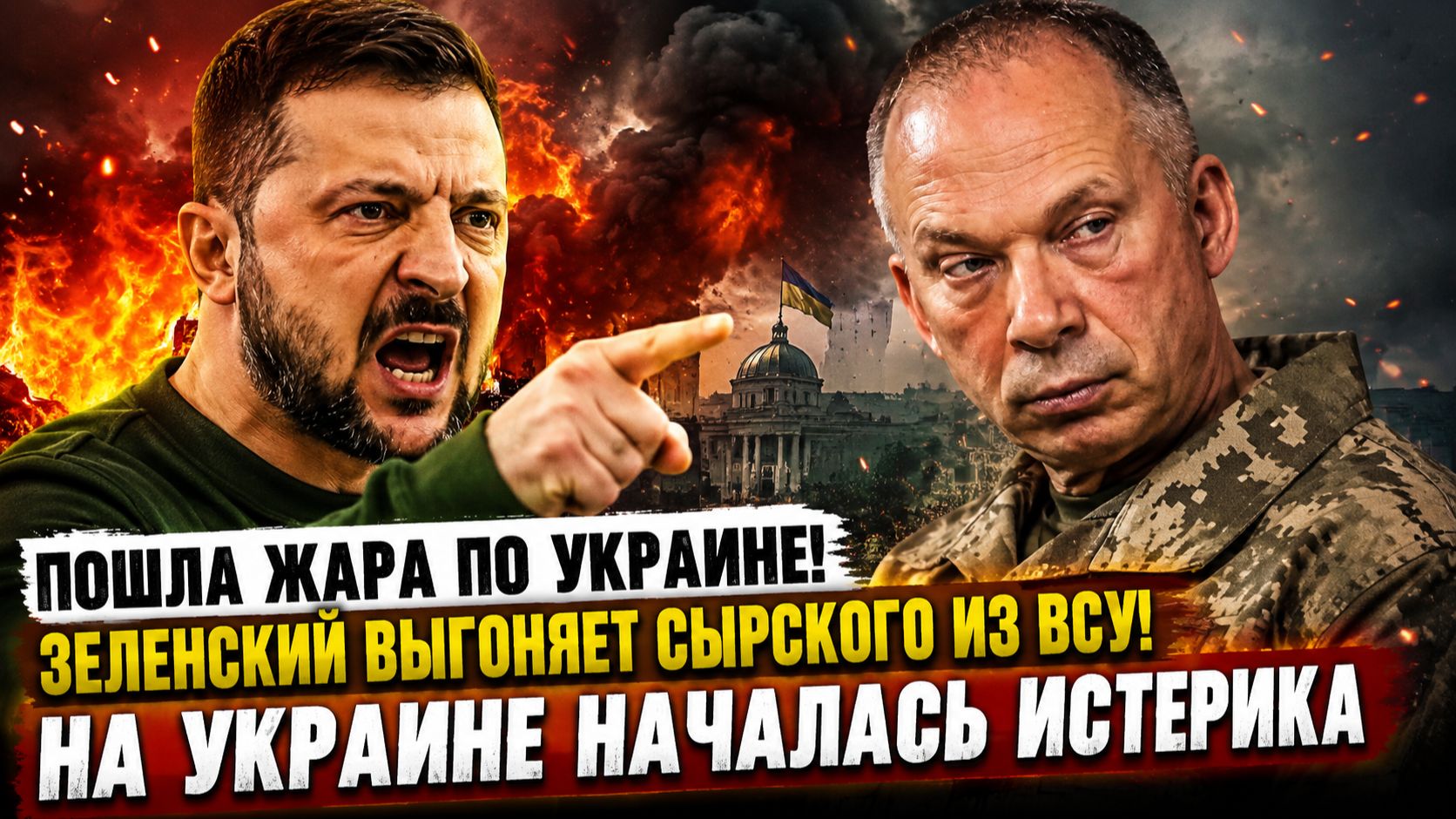 🔥Пошла Жара по Украине! Зеленский ВЫГОНЯЕТ Сырского из ВСУ! На Украине Началась ИСТЕРИКА смотреть онлайн
