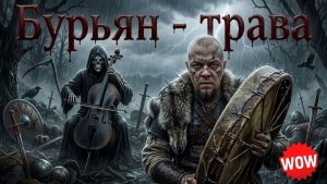БУРЬЯН - ТРАВА | Смерть играет последний гимн павшим воинам ⚔️🌧️ | Slavic Dark Rock