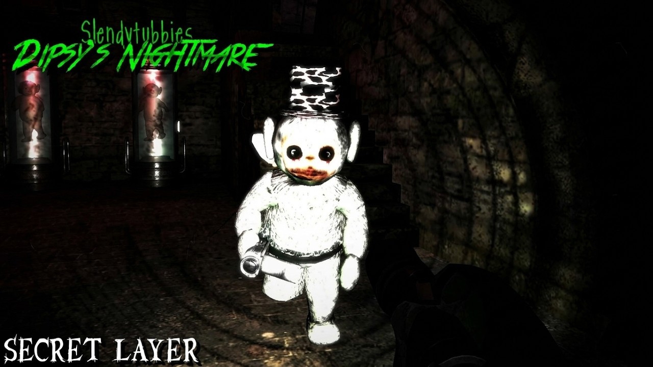 Slendytubbies: Dipsy's Nightmare — Прохождение Секретного Убежища | Secret Lair (от @Seqvir) смотреть онлайн