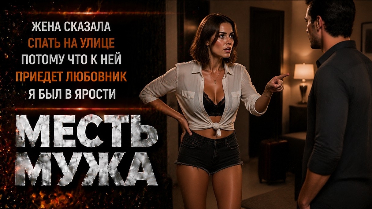 ЖЕНА СКАЗАЛА СПАТЬ НА УЛИЦЕ ПОТОМУ ЧТО К НЕЙ ПРИЕДЕТ ЛЮБОВНИК Я БЫЛ В ЯРОСТИ I МЕСТЬ МУЖА смотреть онлайн