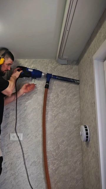 монтаж БЕЗ ГОЛОВНОЙ БОЛИ для заказчика #алмазнаядрель #keos #монтажкондиционера #нск