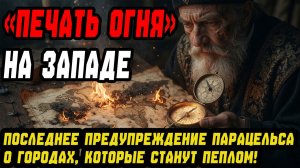 «ПЕЧАТЬ ОГНЯ» НА ЗАПАДЕ: последнее предупреждение ПАРАЦЕЛЬСА о городах, которые станут ПЕПЛОМ!