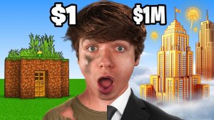 Город в Minecraft разница между $1 и $1,000,000. Karl Gaming