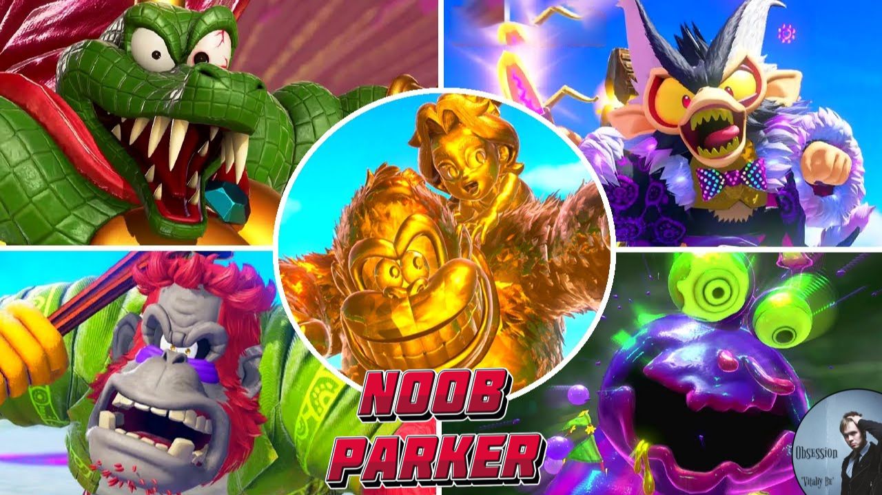 Donkey Kong Bananza + Дополнения DLC - Все Боссы смотреть онлайн