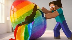 Minecraft egg ASMR 🌈⛏️ Майнкрафт АСМР мультик для расслабления и отдыха
